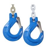 2 Pc 5/16&quot; G80 Clevis Slip Lifting Hook 2.2 Ton 4400 LBS Crane Hoist Eye... - €34,28 EUR