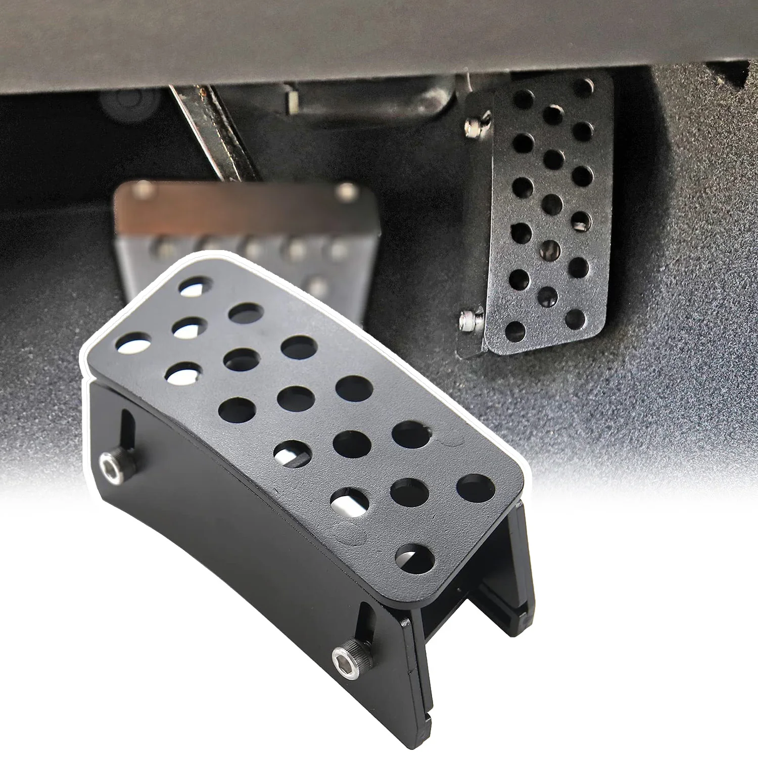 Anti-Slip Gas Pedal Extender Cover Adjustable Foot Rest Accelerator Pad ... - £39.43 GBP