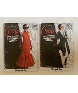 2 SIMPLICITY Disney&#39;s Adult Cruella Sewing Pattern (s) S9340 S9341 R5 14-22 - $9.90
