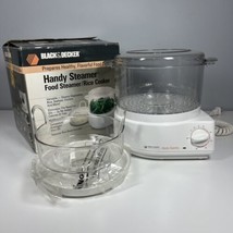 Black &amp; Decker Handy Steamer Electric Food &amp; Rice Cooker 1 Liter White H... - $24.74