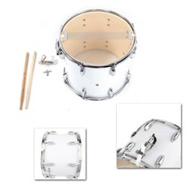 New Marching Snare Drum Drumstick Percussion Silver W/ Drumsticks - £62.79 GBP