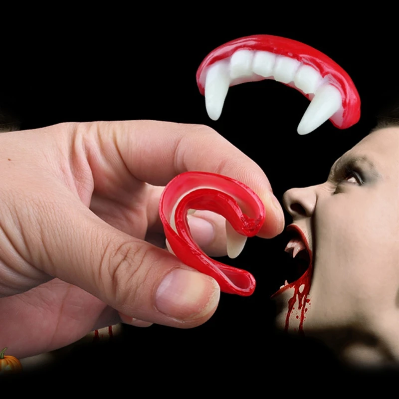 Game Fun Play Toys Gag Gift for Game Fun Play Toys&amp;Adults Halloween Vampire Teet - £23.18 GBP