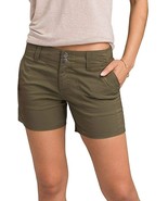 Womens 10 PrAna New NWT Cargo Green Hike Shorts Pockets Trail Organic Ka... - £77.09 GBP
