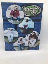 Vintage Backstreet Boys Two Pocket School Folder School Notebook 1999 Bl... - $13.85
