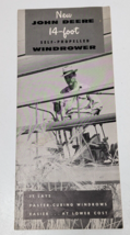 John Deere 14 Foot Self Propelled Windrower Dealers Brochure A-1039-56-10 - £12.65 GBP