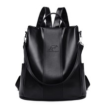 High Quality PU Leather Backpacks Women Fashion Shoulder Bags High Capacity Trav - £36.15 GBP