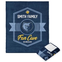 NBA Memphis Grizzlies Dominion Personalized Silk Touch Throw Blanket 50X60  - $59.99