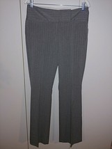MAURICES LADIES GRAY PINSTRIPE POLY/RAYON STRETCH DRESS PANTS-1/2R-BAREL... - £6.75 GBP