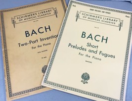 Two Bach Schirmers Library of Musical Classics For the Piano Vols. 15 an... - £17.54 GBP