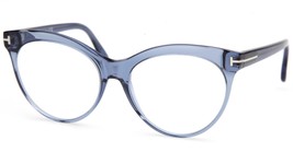 NEW TOM FORD TF5827-B 090 Blue Eyeglasses Frame 55-16-140mm B48mm Italy - £121.39 GBP