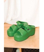 AUTHENTIC Simon Miller Green Bubble Wedge Sandals in Green Amzon 5/35 $550 - $136.77 CAD