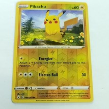 Pikachu Reverse Holo Pokemon Card Evolving Skies 049/203 - $5.93
