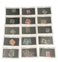 Huge Yugoslavia Stamp Lot Collection 100+ Stamps On Cards Vintage Used image 2