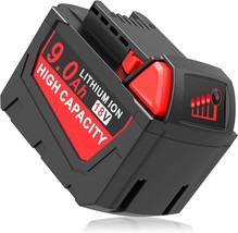 9000Mah 18V Lithium Battery Replacement For Milwaukee M-18 48-11-1840 48-11-1828 - £45.55 GBP