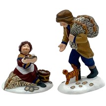 Dept 56 Dickens Village A Treasure From The Sea Xmas Accessory Oyster Peddler - £16.19 GBP