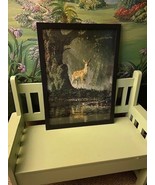 PAINTING-FAWN in the forest - £151.07 GBP