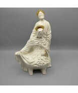 Vtg Atlantic Mold Ceramic Statue Mary, Joseph &amp; Jesus Holy Family Nativi... - $31.89 CAD