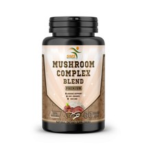 Mushroom Supplement Pills Blend 50% polysaccharides - 60 Veggie Capsules... - $14.85