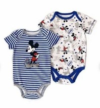 Disney Baby Boy Mickey Mouse Bodysuit Set, 6-9M - New! - £9.78 GBP