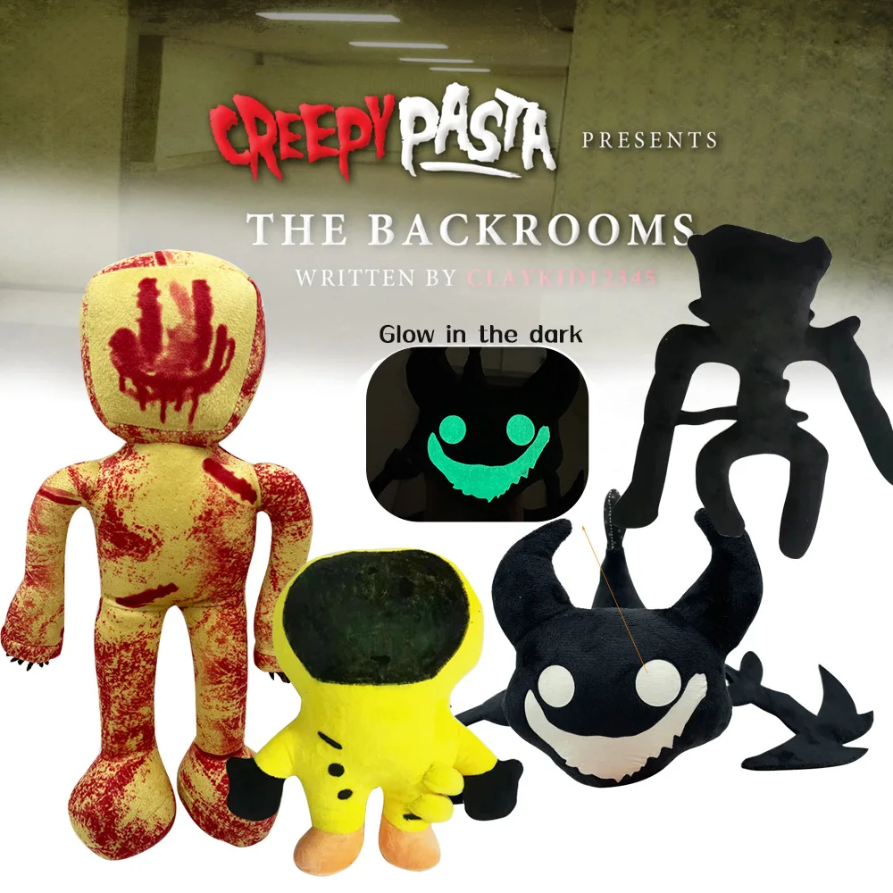 Escape The Backrooms Plush Toy luminous Character Horror Game Anime Plushie Toys - £17.76 GBP+