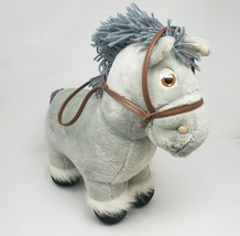 Vintage 1984 Cabbage Patch Kids Horse Pony Cpk Coleco Stuffed Animal Plush Grey - $45.82