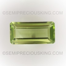 Natural Peridot Octagon Step Cut 10X5mm Intense Green Color VVS Clarity Loose Ge - £79.24 GBP