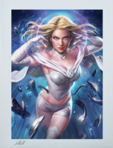 Ian MacDonald SIGNED Emma Frost White Queen Sideshow Exclusive X-Men Art Print - £155.05 GBP