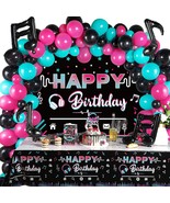Music Happy Birthday Party Decorations Musical Social Media Birthday P - £29.87 GBP