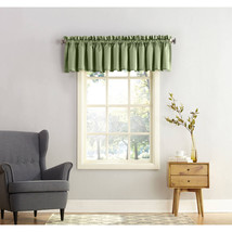 Home Solid Color Tailored Window Valance, Sage Green Size: 54" W x 18" L  - NEW - $17.71