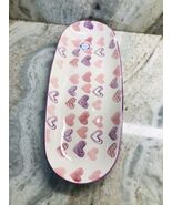 GVN Ceramics Handprinted in Turkey Oval Platter 46x16cm:ShipN24hours- - €21,43 EUR