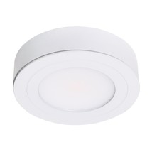 Purevue Dimmable Led Puck Light - Soft Bright White, White Finish - £20.27 GBP