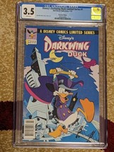 Disney&#39;s DARKWING DUCK #1  CGC 3.5 Newsstand White Pages 1991 Limited 1st appear - £59.23 GBP