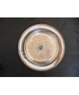 Silver Engraved Pattern Design Serving Tray Round 10-inches - €21,64 EUR