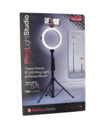 Ring Light Studio Tripod Stand 8&quot; LED Ring Light with Phone Mount NO Pow... - $165.15 MXN