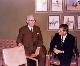 Harry S. Truman and Robert Kennedy discussing campaign strategy - New 8x10 Photo - £7.04 GBP