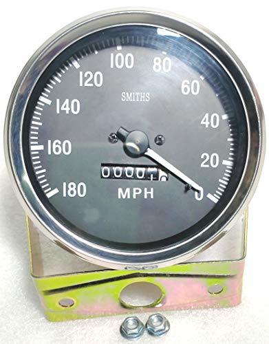 Smiths gauges Speedometer Replica in Black face chrome bezel - $34.65