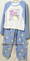 Girls 2 pc Pajama SET S 6 6X NEW PJs Blue SNOWMAN Snowglobe Winter Holiday - £7.07 GBP