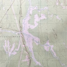 Map Passadumkeag Maine 1988 Topographic Geo Survey 1:24000 27 x 22&quot; TOPO6 - £35.37 GBP