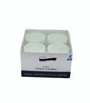 Votive Candles Mainstays Votive Candles Green  4-Pack - $3.65