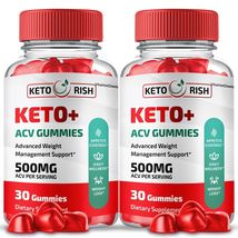 Keto Rish ACV gummies , Maximum Strength KetoRish Official Gummies (2 Pack) - $77.98