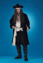 Caribbean Buccaneer Adult Costume Size Medium - £39.73 GBP
