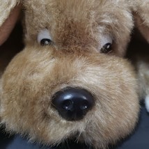 Russ Mugsy Brown Dog Plush Vintage Caress Soft Pets Stuffed Animal - £14.62 GBP