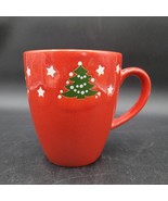 New Rare Waechtersbach Christmas Tree Tall Latte Mug Discontinued Red Ge... - $471.03 MXN