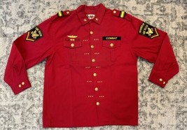 Vintage Y2K Regal Wear Shirt Mens XL Military Combat Uniform Streetwear ... - $39.59