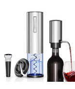 Electric Wine Opener, Aerator-Dispenser, Vacuum Bottle Stoppers, Foil Cu... - $248.16 CAD