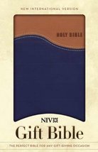 NIV*Gift Bible-Tan/Blu DuoTone [Imitation Leather] - £15.68 GBP
