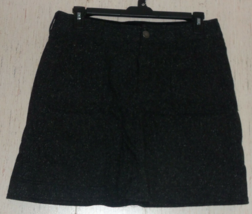 New Womens Woolrich Five Pocket Onyx Tweed Wool Blend Lined Skirt Size 12 - £29.37 GBP