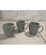 3 CORELLE COORDINATES STONEWARE GRAY COFFEE CUPS / MUGS - €18,63 EUR