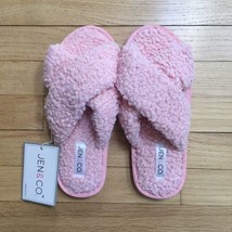 Jen &amp; Co  Pink Slippers Sz. XL New with tags - £7.86 GBP