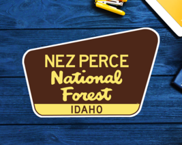 Nez Perce National Forest Decal Sticker 3.75&quot; x 2.5&quot; Idaho Sign ID - £4.37 GBP
